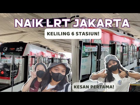 Naik LRT Jakarta Pertama Kali