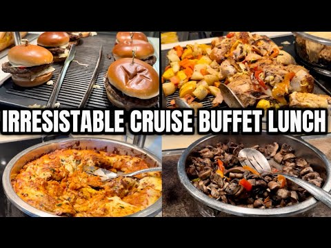 LUNCH BUFFET AT ROYAL CARIBBEAN HARMONY OF THE SEAS #royalcaribbean #cruise #cruiseship #cruiselife