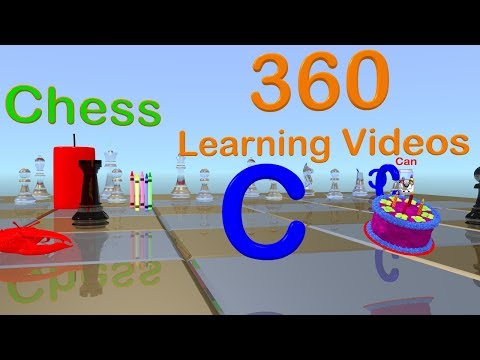 Learn C - 360° 3D Animated VR Kids Video