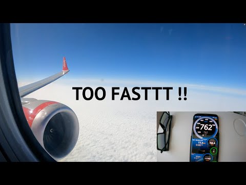 Boeing 737 Max Speed on Air at Altitude 35000 | Airplane | Boeing | Top Speed