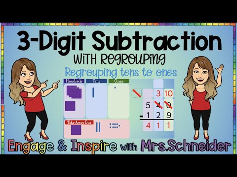 3-Digit Subtraction WITH Regrouping (Regrouping Tens to Ones)