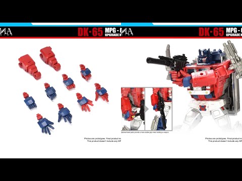 New Transformers DNA Design DK-65 Upgrade Kit for MPG Super Ginrai