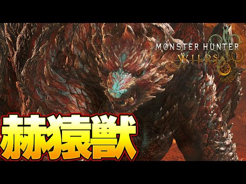 【モンハンワイルズ】もはやラージャンだろｗｗ赫猿獣アジャラカンソロ 太刀 初見 『モンスターハンターワイルズ』