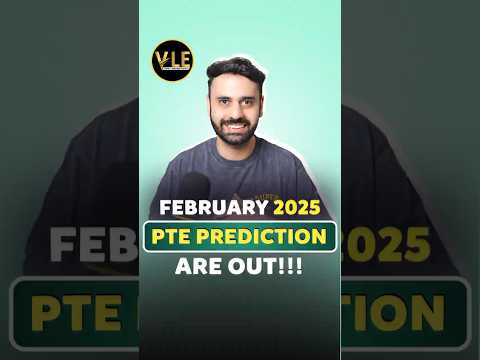 February 2025 PTE Prediction are Out!! #shorts #pte