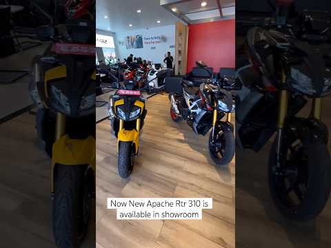 Now TVS RTR Apache 310 is available in showrooms #tvsapachertr310 #rtr310