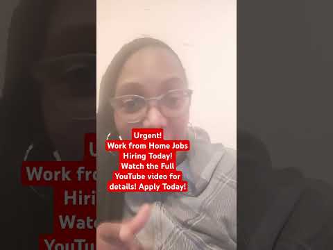 🚨 URGENT Work from Home Jobs HIRING TODAY!!! Up to $31/hr#shorts