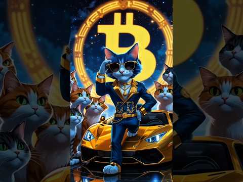 BITCOIN | THE GAME CHANGER 💸🪙 #aicat #beautiful #meemeows #crypto #bitcoin#cute #animaltales#shorts