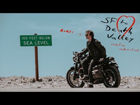 SF to Death Valley on a Triumph Street Twin