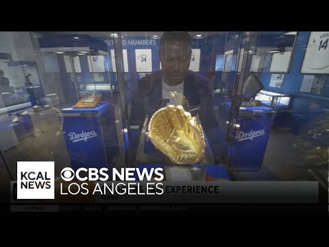 Inside a Dodgers Fan Experience exhibit in Tokyo