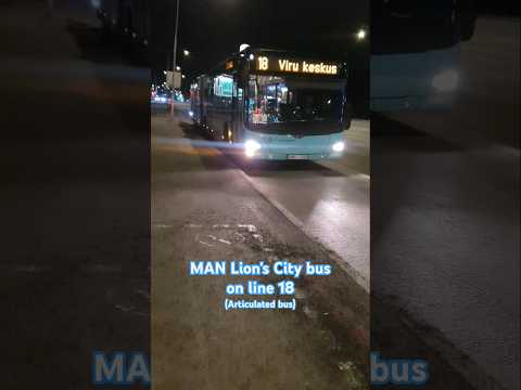 MAN Lion's City bus on line 18 #bus