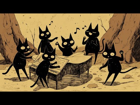 Black Cats in Love with Jazz - Piano & Sax -