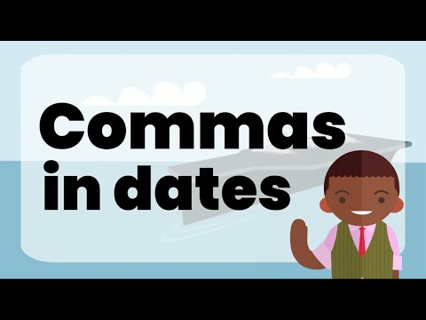 How to Use Commas in Dates