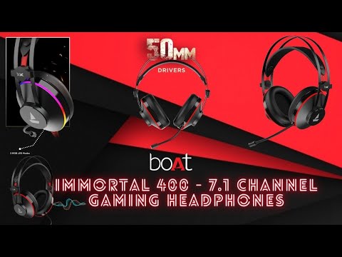 BOAT IMMORTAL IM-400 7.1Support Gaming Headset | UNBOXING AND QUICK SOFTWARE SETUP | BEST UNDER 2000