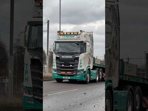 TP Halligan Scania #truck #airbrush at Trafford Park #shortvideo #shorts #youtubeshorts