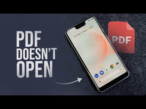 PDF File Does Not Open in Android (fix)