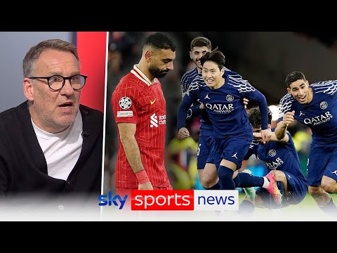 Liverpool knocked out of the Champions League by PSG | Paul Merson reaction