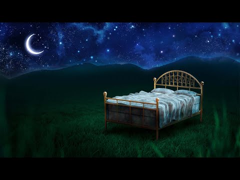 10 Hours Relaxing Sleep Music + Cricket Sound 🎵 Calming Music, Stress Relief Music, Insomnia