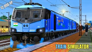 Freight Train Duty In Indian Railways Train Simulator || WAG 12 In Action || Pc Gameplay