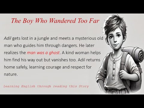 Learning English through reading this Story | The Boy Who Wandered Too Far