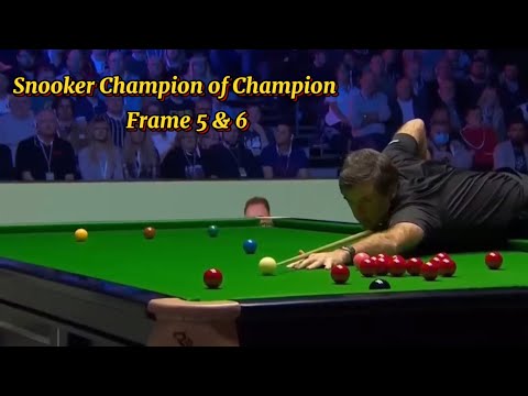 Snooker champion of champion Ronnie O’Sullivan Vs Milkine ( frame 5 & 6).