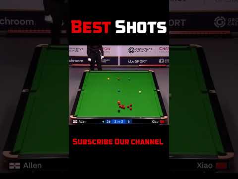 Mark Allen vs Guodong Xiao Champion of champions Best Shots #billiards #snooker