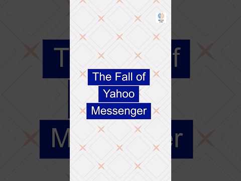 The fall of Yahoo messenger #yahoo #google #whatsapp #snapchat #learning #business #facts #new #mba