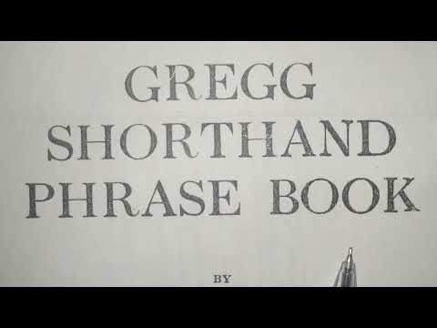 advance outline Gregg shorthand 📖📚✍️