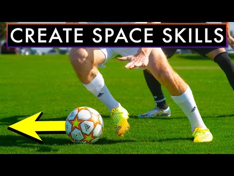 10 BEST SKILLS that Create SPACE in Soccer or Football