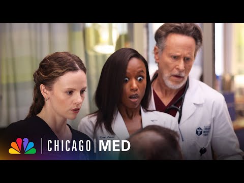 Archer and Lenox Tend to a Patient as His Lung Pops Through His Chest | Chicago Med | NBC