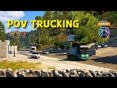 POV Trucking: Breathtaking Mountain Serpentines | Vlore 🇦🇱 to Ioannina 🇬🇷 | Volvo FH6