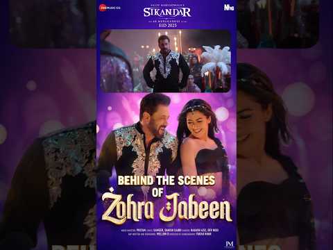 Lights, Camera, Get your groove on! Catch all the fun BTS of #ZohraJabeen✨ #Salman #Rashmika #shorts