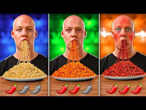 Spicy vs Spicier vs The Spiciest Instant Noodles