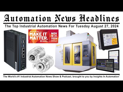 Automation News Headlines for Tuesday August 27, 2024