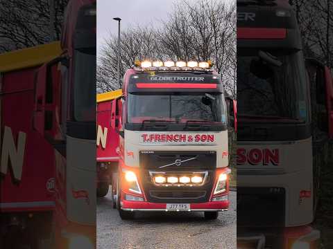 T French & Sons Volvo FH #truck at Lymm #shortvideo #shorts #youtubeshorts