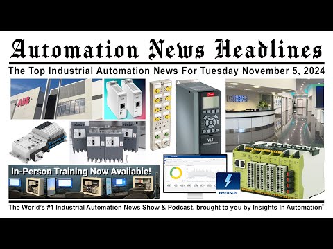 Automation News Headlines for Tuesday 11/05/24