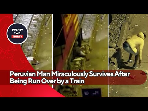 Peruvian Man Miraculously Survives After Being Run Over by a Train — How Did He Walk Away?