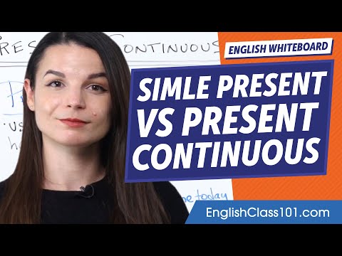 Simple Present Vs Present Continuous | Learn English Grammar for Beginners