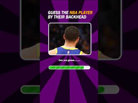 Guess the NBA player by their back Head #nba #quiz #guesstheplayer #basketball #basketballquiz