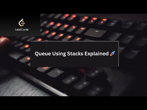 Queue Using Stacks Explained 🚀 | Coding Simplified! #coding #leetcode  #problemsolving