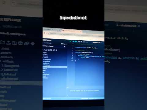 Build a Simple Calculator in Solidity! 💻🚀 | Web3 Shorts #web3 #solidity #blockchain #developer