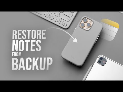 How to Restore Notes on iPhone from iCloud Backup (tutorial)