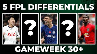 5 FPL DIFFERENTIALS TO CONSIDER FOR GAMEWEEK 30+