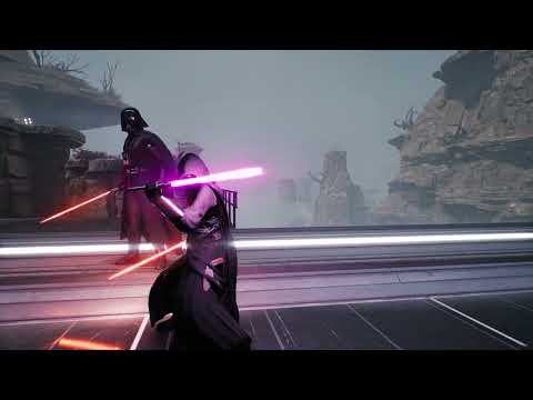 Darth Revan and Vader Vs 2 Old Republic Sith