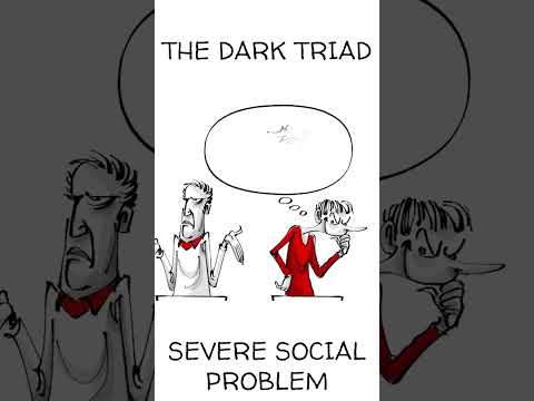 Dark Triad Personalities [Shorts version] #personality #darktriad #psychology