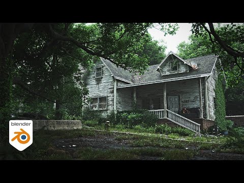 How to make an abandoned house in Blender - Tutorial