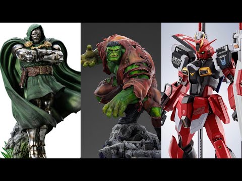 New Dr Doom, Hulk, Gundam figures available at entertainment earth get 10 percent off