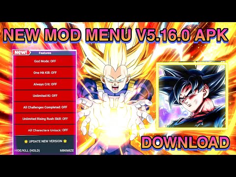 (NEW!) Dragon Ball Legends v5.16.0 Mod Menu APK | 7+ Mod Features | Dragon Ball Legends Hack