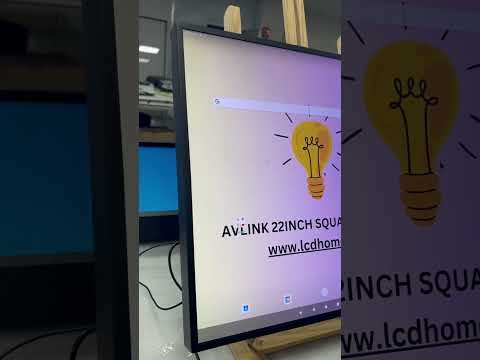 Avlink top 22inch 33.2inch square screen 1:1 aspect ratio touch display LCD digital signage factory