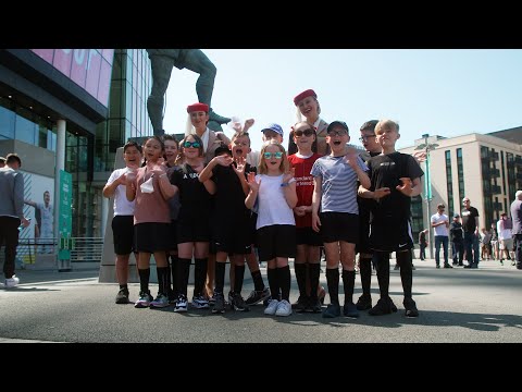 Young Fans become Mascots at Emirates FA Cup 2022 | Emirates