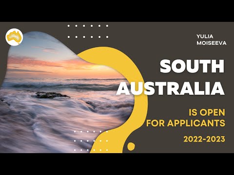 South Australia is open! More than 500 occupations are available for Onshore and Offshore applicants